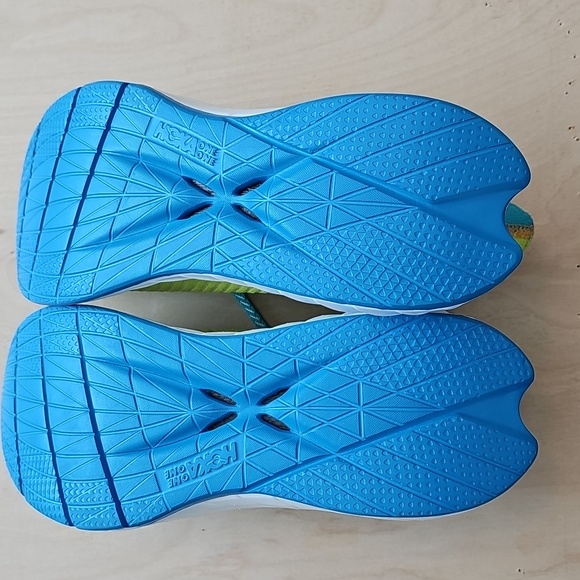Hoka Womens Sneakers - Teal and Lime - Picture 6 of 6